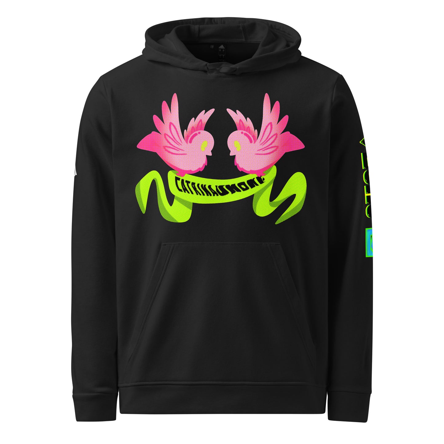 Neon Birds Adidas Hoodie