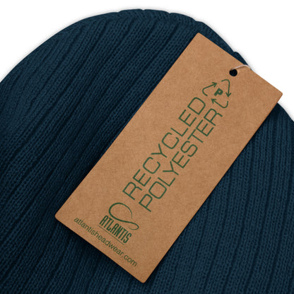 Midnight Ribbed Beanie